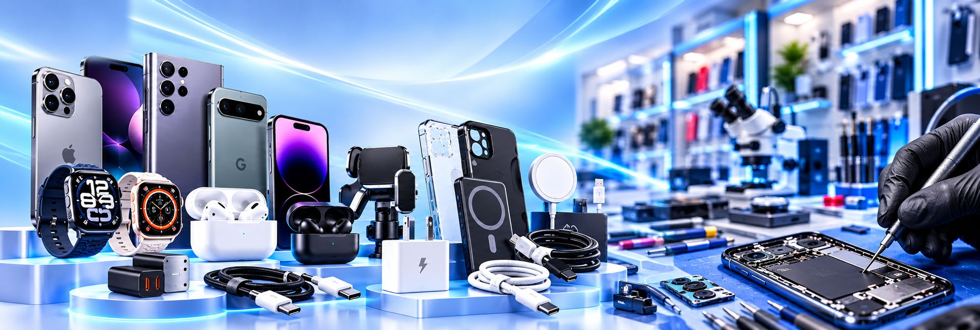 Phones, accessories and repairs at AM Mobile